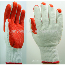 Durable red rubber palm glove